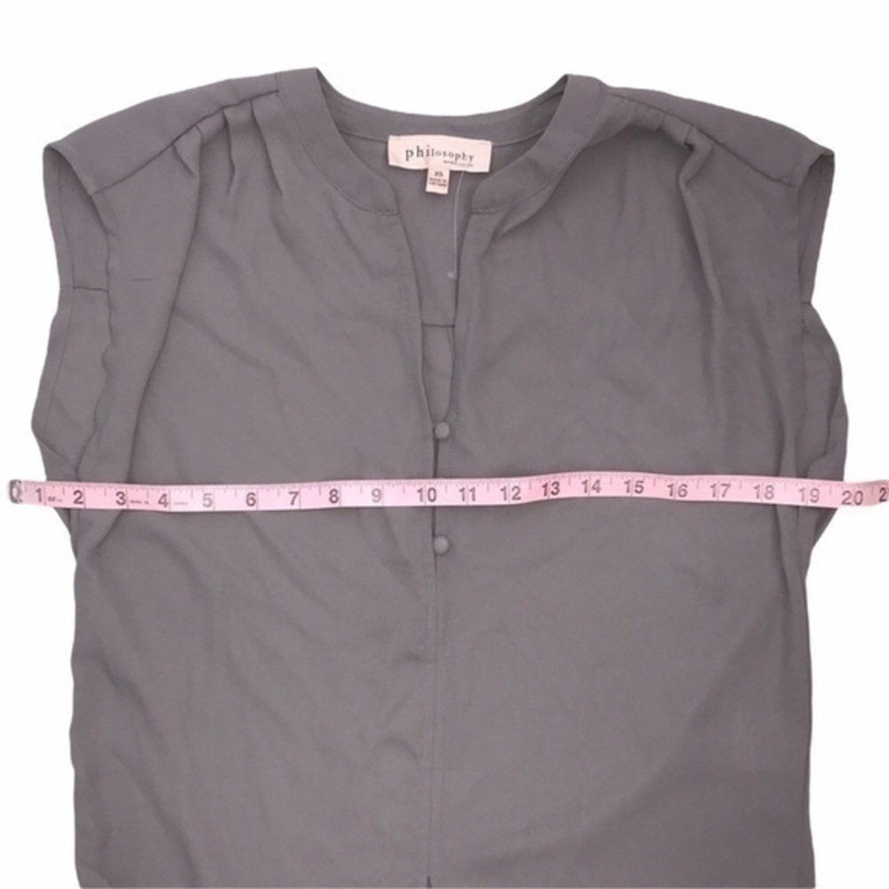 Philosophy Front Tie Blouse - Picture 5 of 8